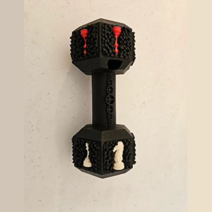 Dumbbell pet chew toy
